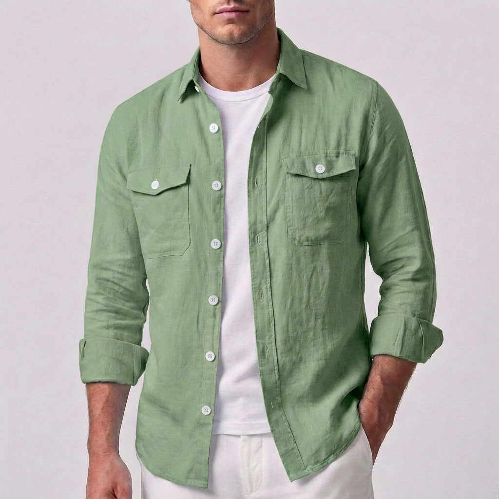 Men's Button-Down Shirt | Chest Pocket