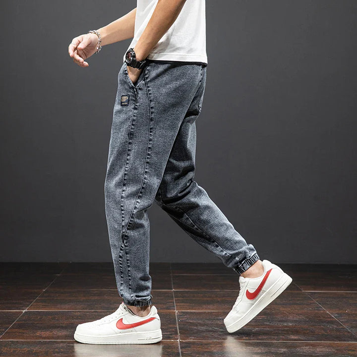 Men’s Jogger Pants | Tapered Leg Patch Detail