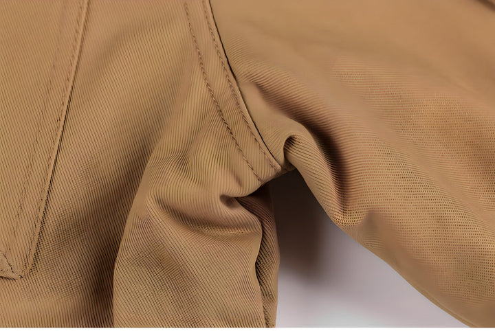 Men's Jacket | Front Zipper with Multiple Pockets