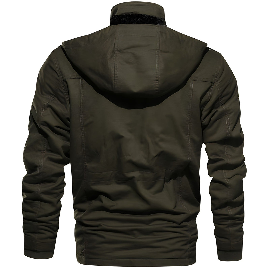 Men's Jacket | Front Zipper with Multiple Pockets
