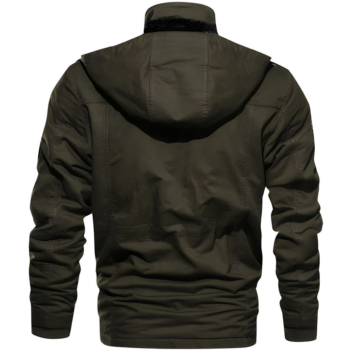 Men's Jacket | Front Zipper with Multiple Pockets