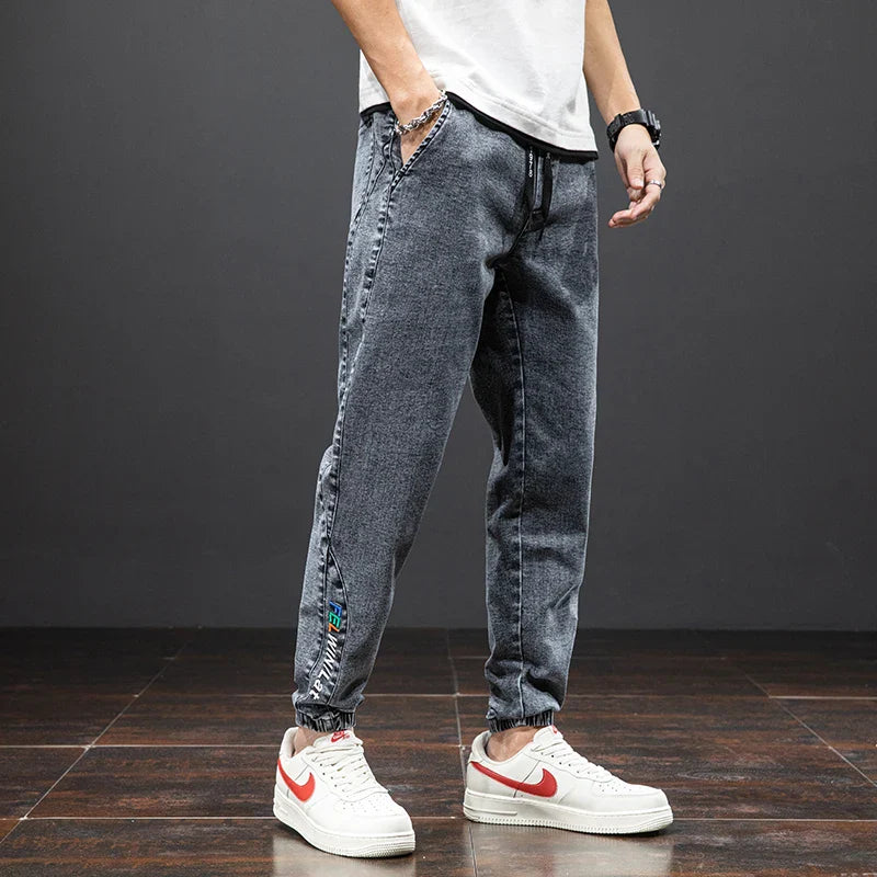 Men’s Jogger Pants | Tapered Leg Patch Detail