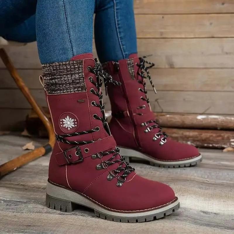 Boots For Women | Mid-Calf Lace-Up