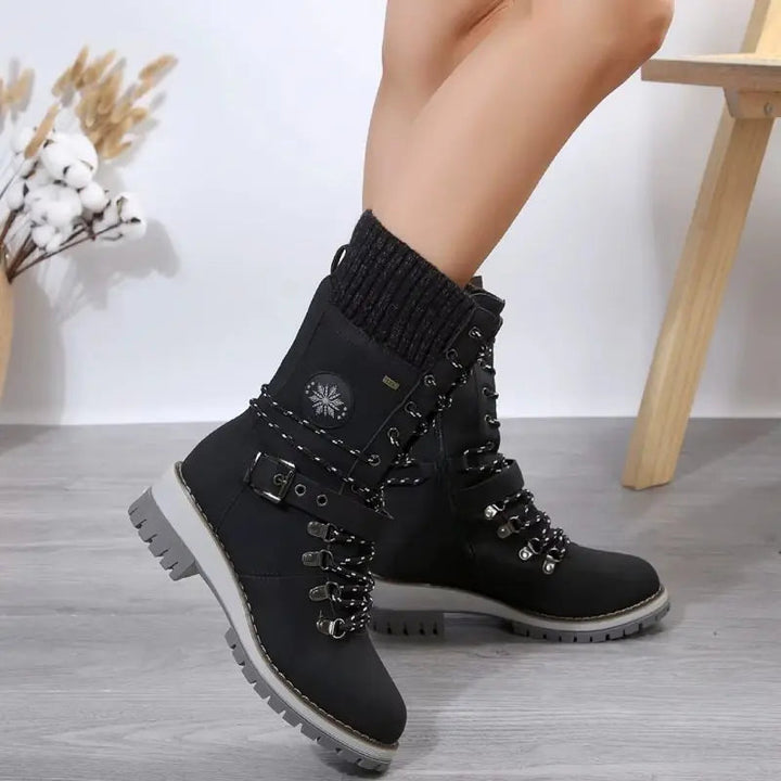Boots For Women | Mid-Calf Lace-Up