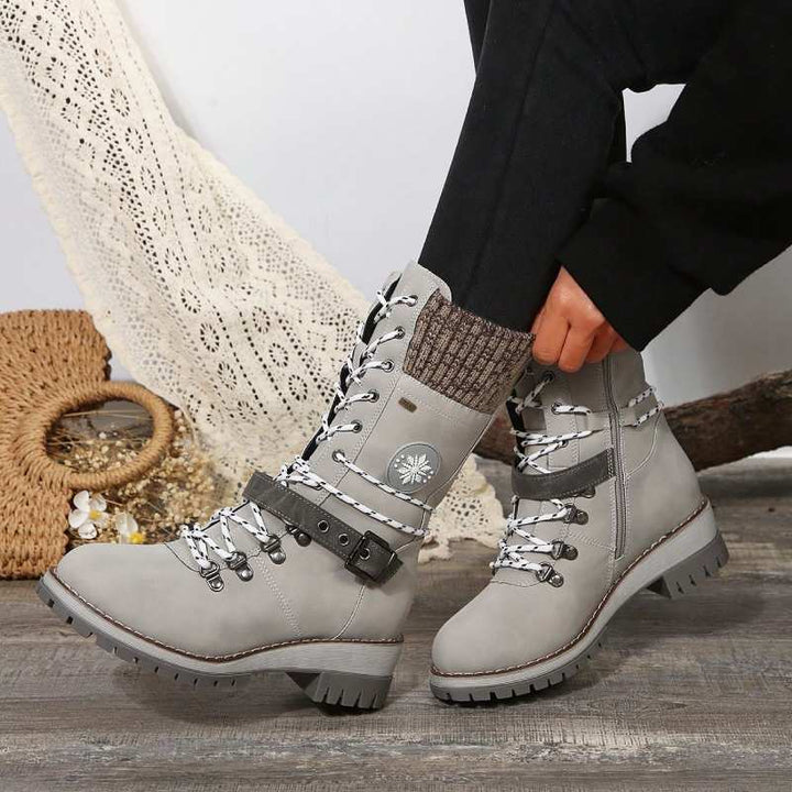Boots For Women | Mid-Calf Lace-Up