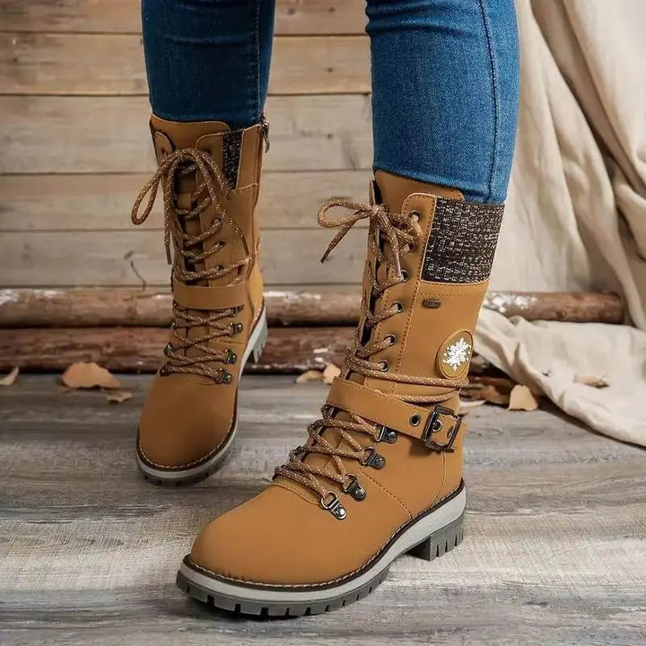 Boots For Women | Mid-Calf Lace-Up