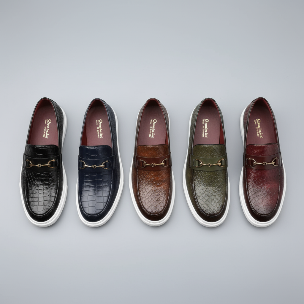Men’s Loafers | Textured Slip-On Upper