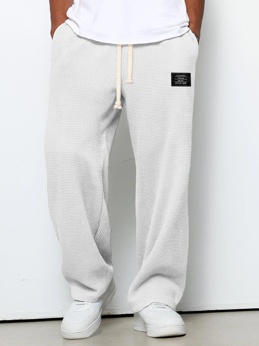 Men’s Lounge Pants | Wide Leg Drawstring