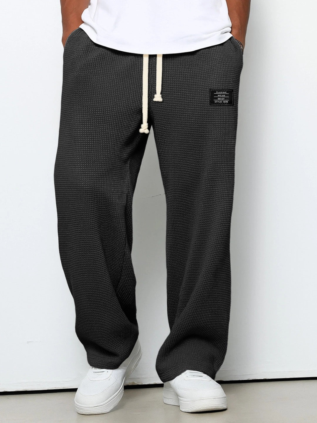 Men’s Lounge Pants | Wide Leg Drawstring