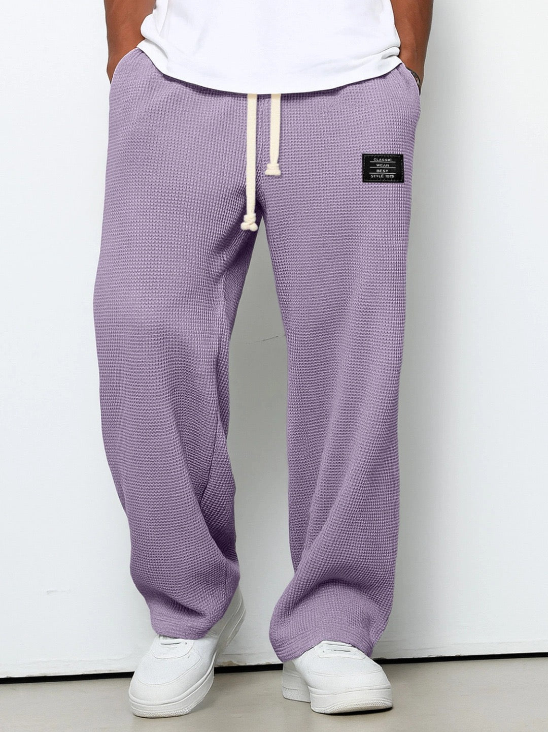 Men’s Lounge Pants | Wide Leg Drawstring