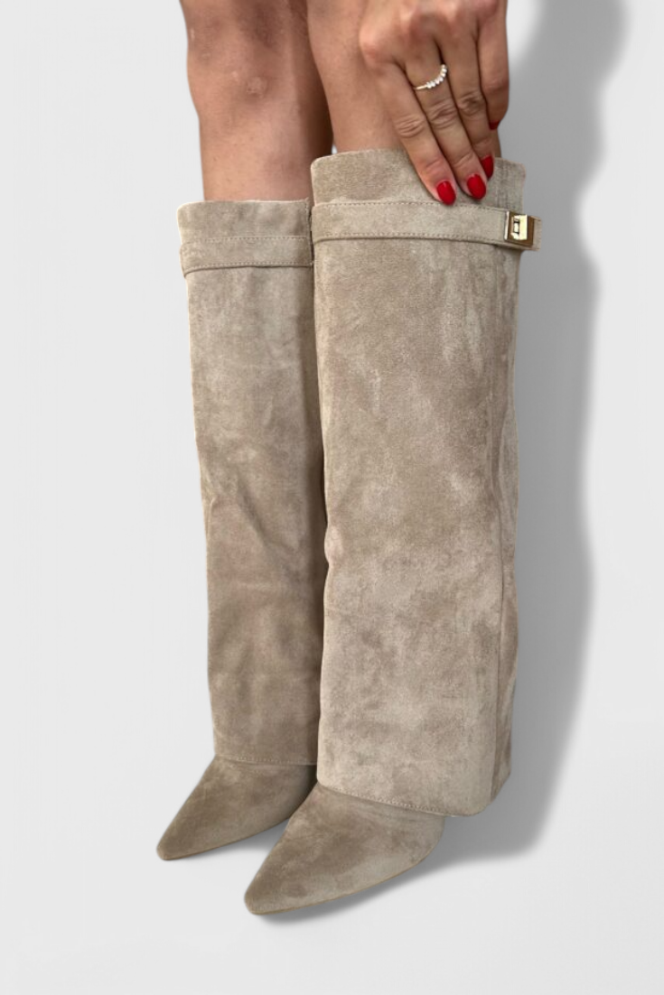 Boots For Women | Pointed Knee-High