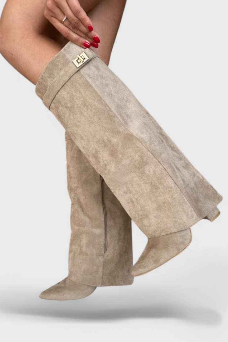 Boots For Women | Pointed Knee-High