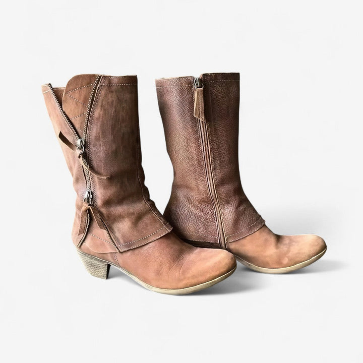 Boots For Women | Side Zip Closure Seam Detailing