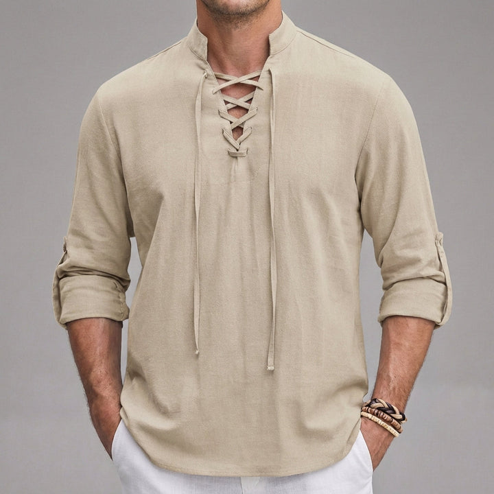 Men's Long Sleeve Shirt | Henley