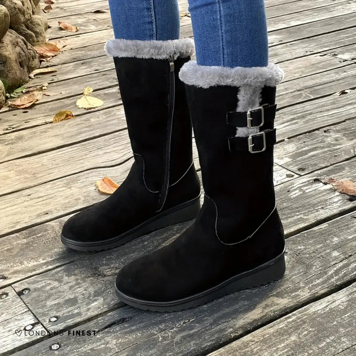 Boots For Women | Mid-Calf Flat Sole