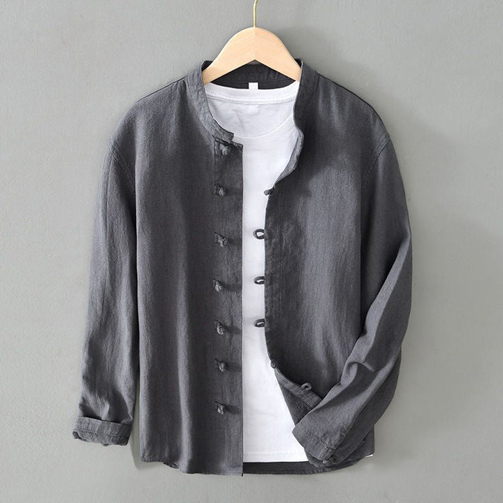 Men's Shirt | Mandarin Collar