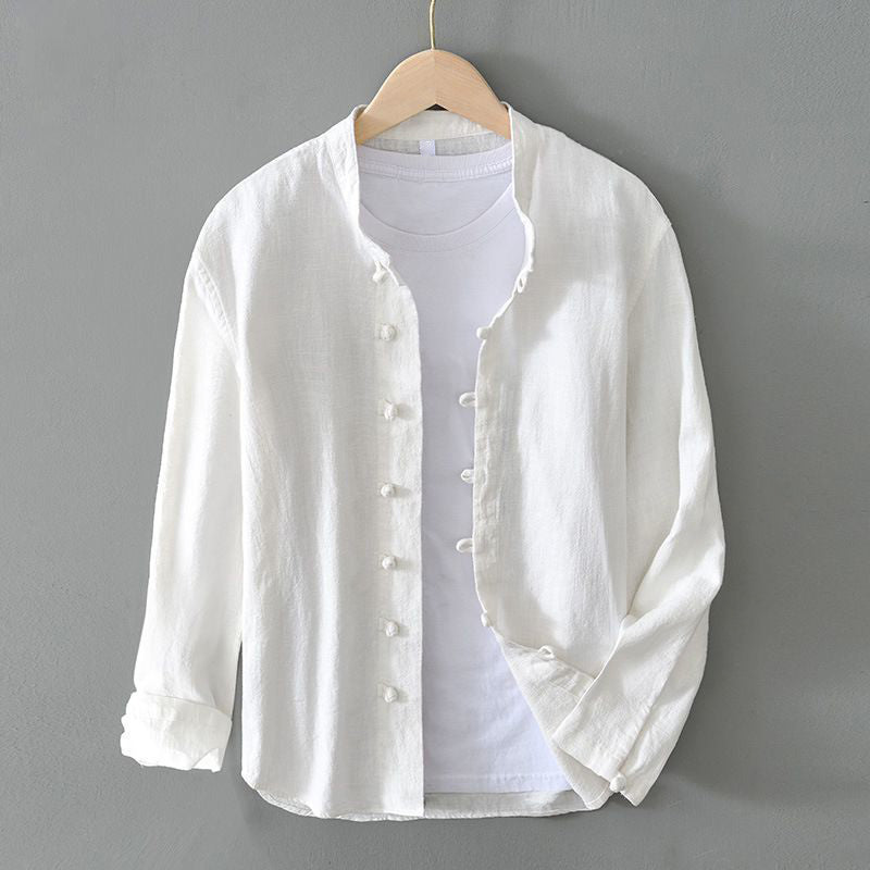 Men's Shirt | Mandarin Collar