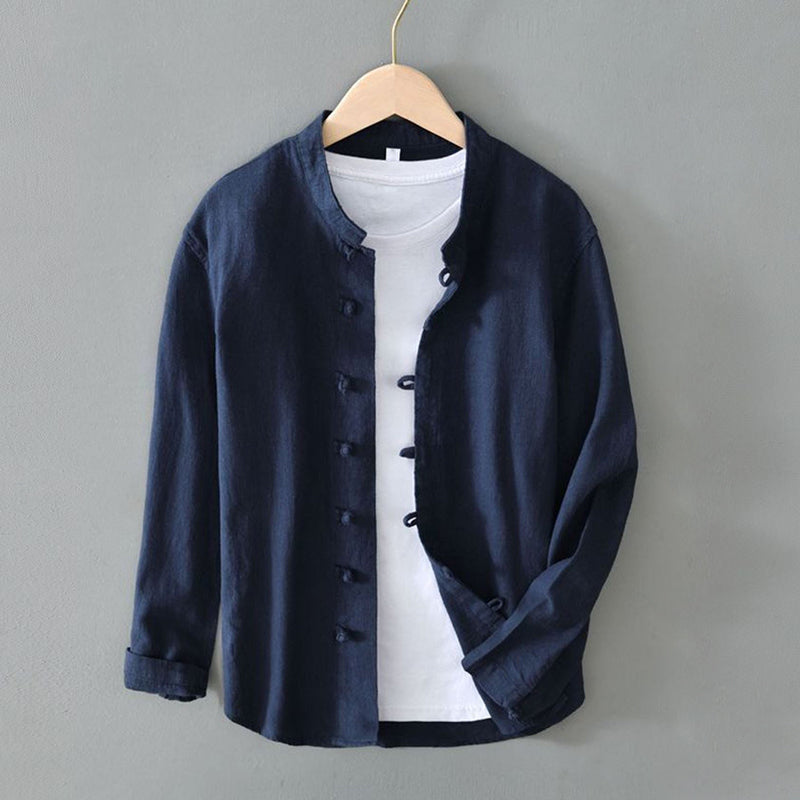 Men's Shirt | Mandarin Collar