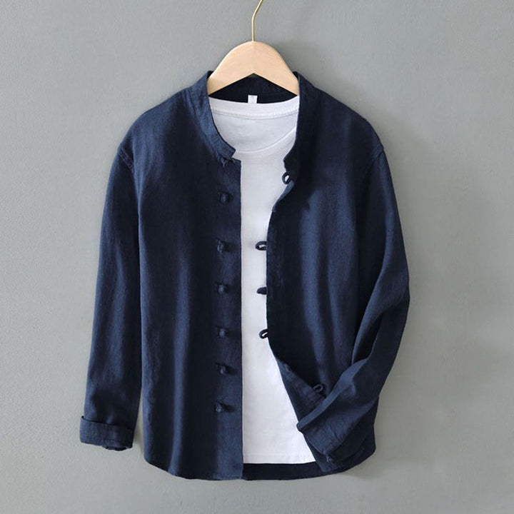 Men's Shirt | Mandarin Collar
