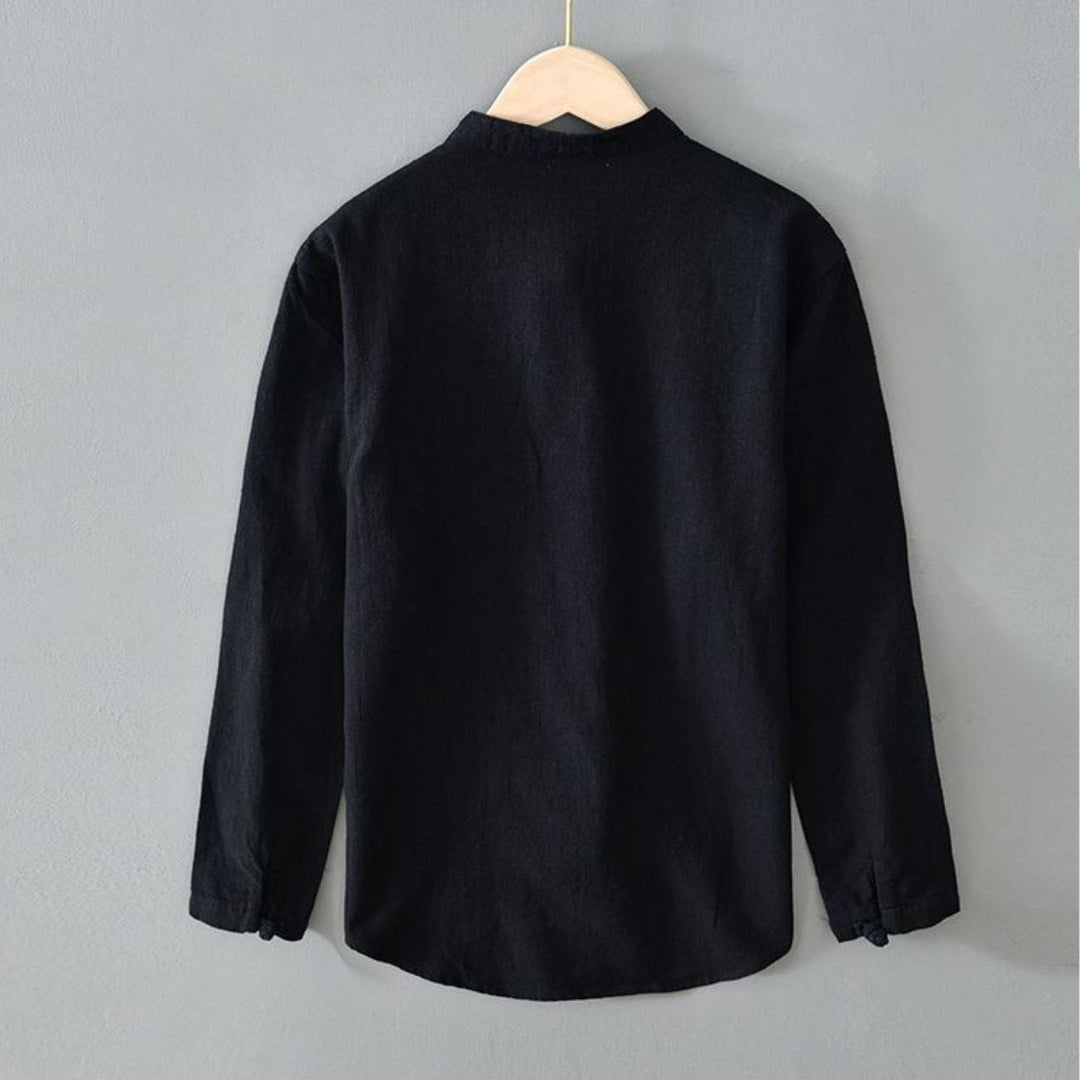 Men's Shirt | Mandarin Collar