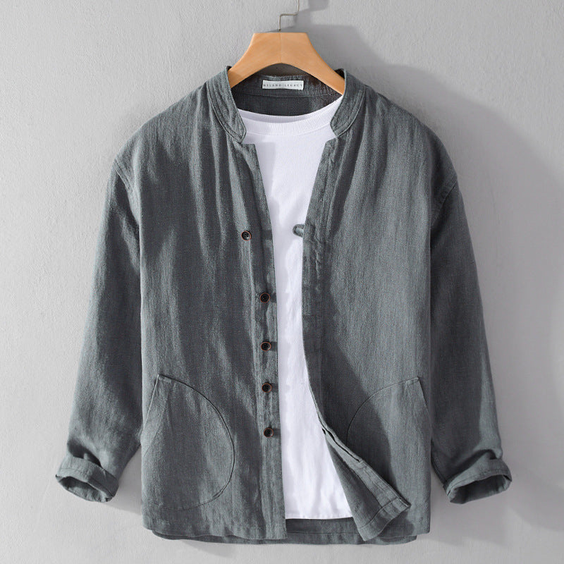 Men's Shirt Jacket | Mandarin
