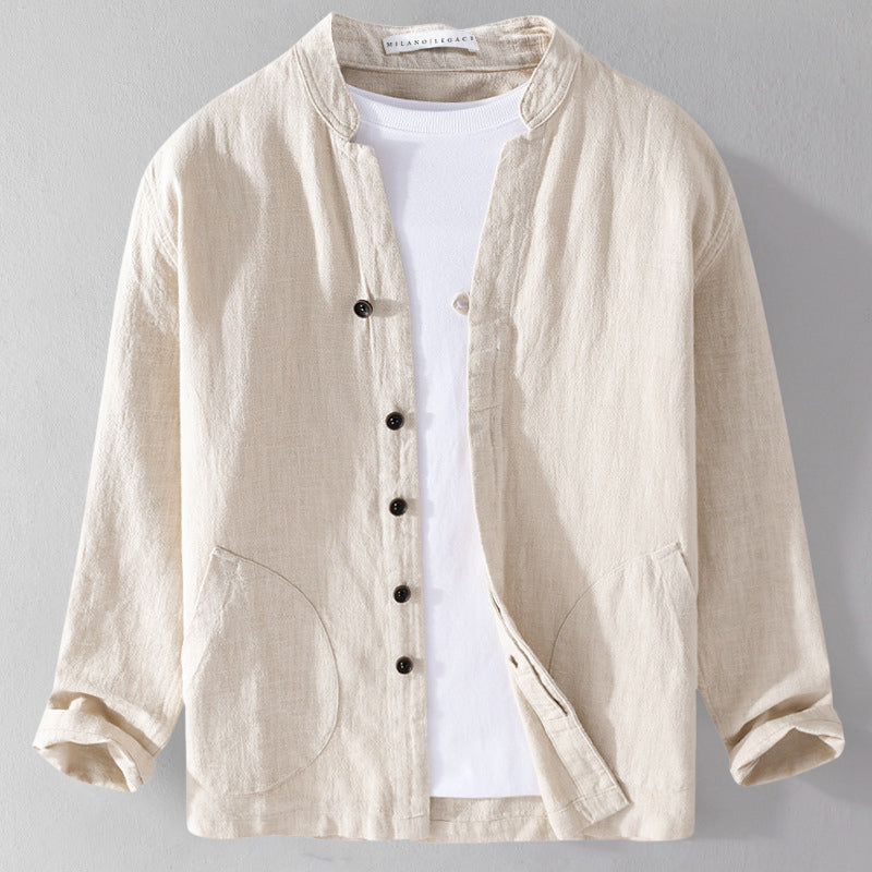 Men's Shirt Jacket | Mandarin