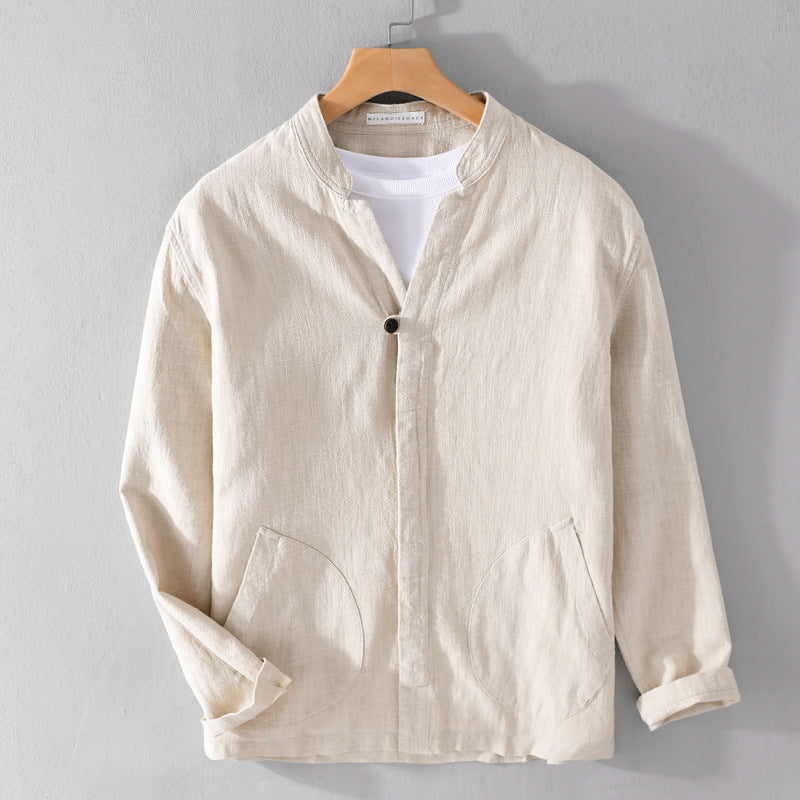 Men's Shirt Jacket | Mandarin