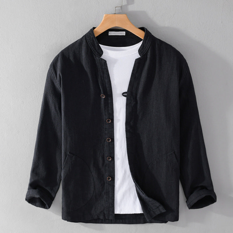 Men's Shirt Jacket | Mandarin