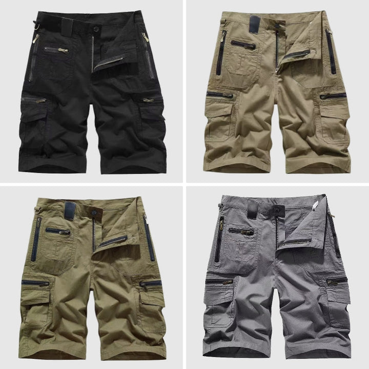 Men’s Cargo Shorts | Multi Zip Pocket Design
