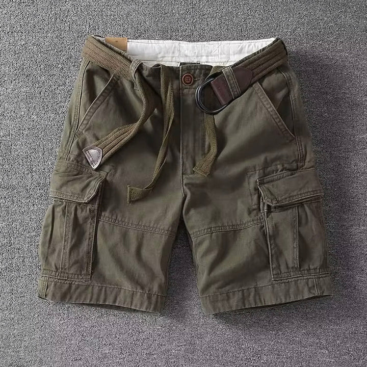 Men’s Cargo Shorts | Belted Multi Pocket