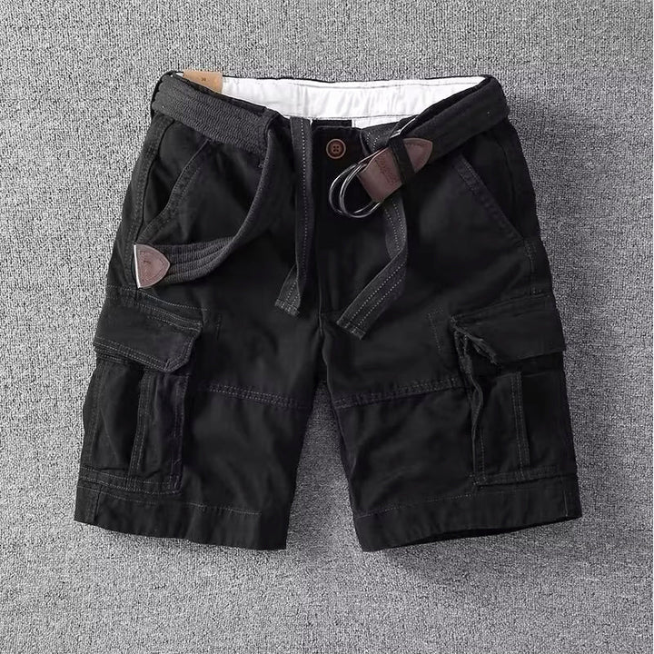 Men’s Cargo Shorts | Belted Multi Pocket