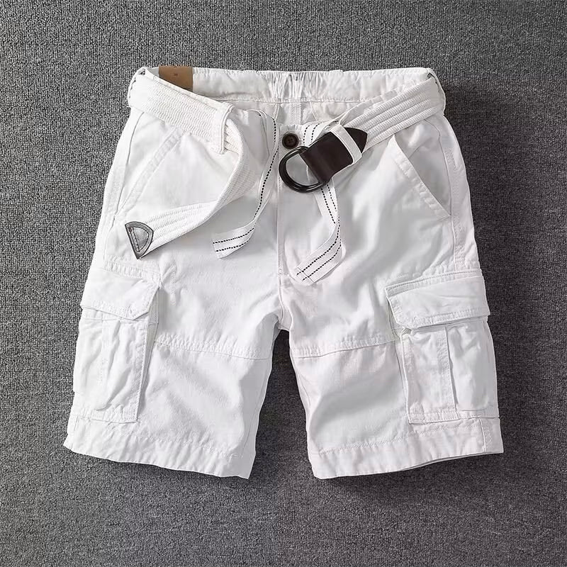 Men’s Cargo Shorts | Belted Multi Pocket