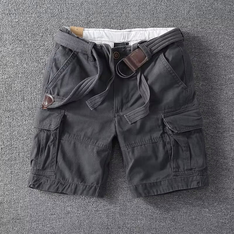 Men’s Cargo Shorts | Belted Multi Pocket