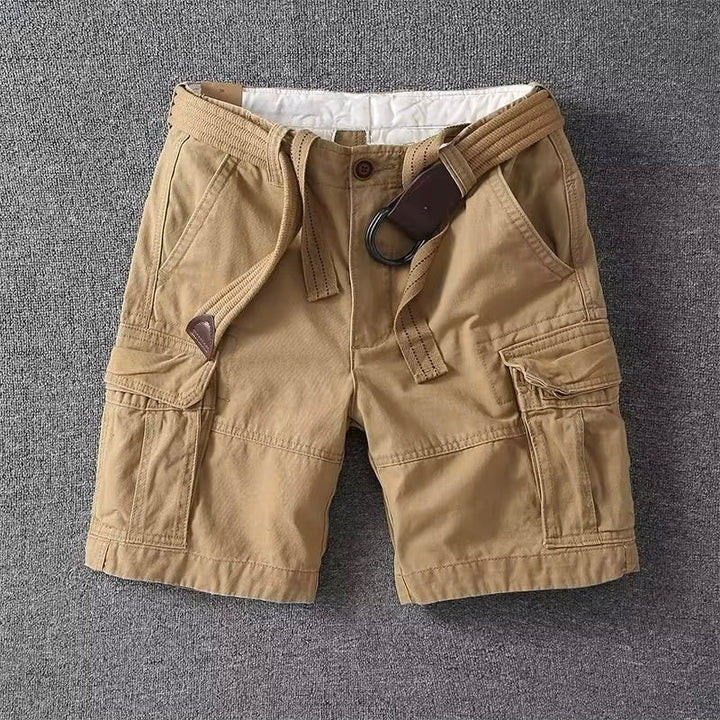 Men’s Cargo Shorts | Belted Multi Pocket