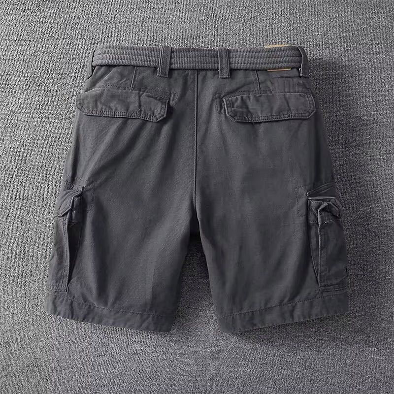 Men’s Cargo Shorts | Belted Multi Pocket