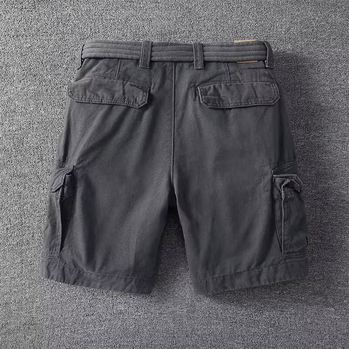 Men’s Cargo Shorts | Belted Multi Pocket