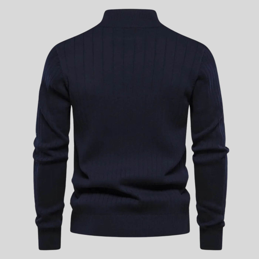 Men's Sweater | Quarter Zip Pullover
