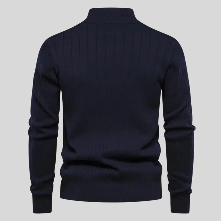 Men's Sweater | Quarter Zip Pullover