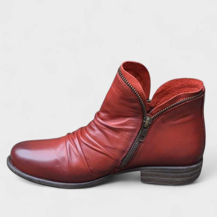 Boots For Women | Ankle Height Side Zip Closure