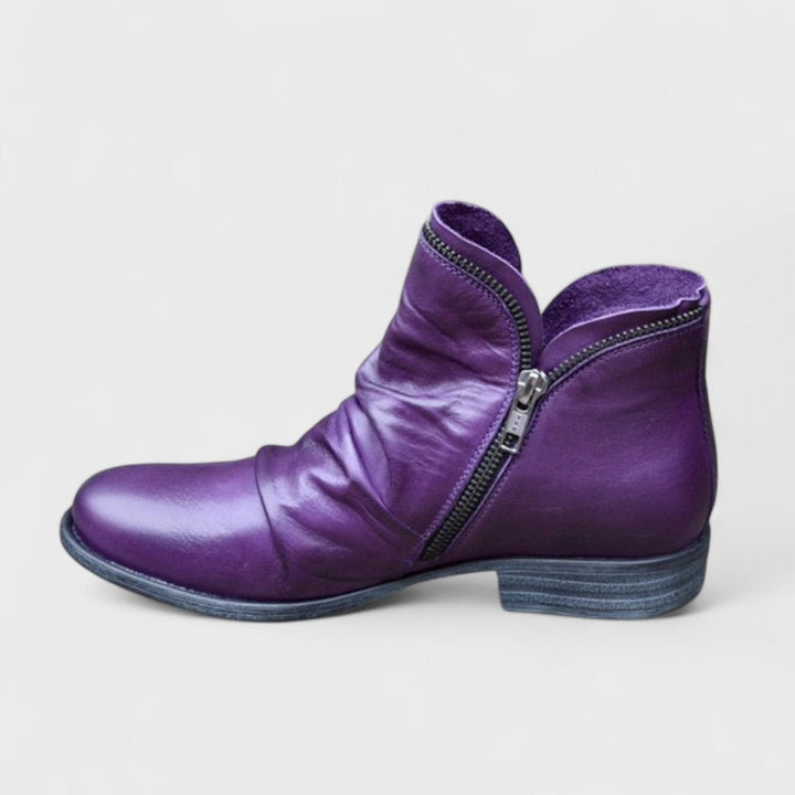 Boots For Women | Ankle Height Side Zip Closure