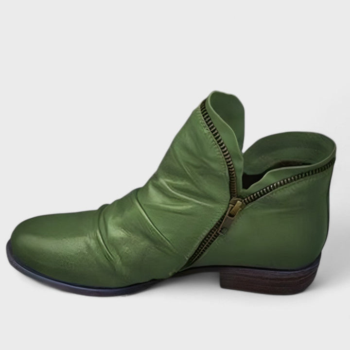 Boots For Women | Ankle Height Side Zip Closure