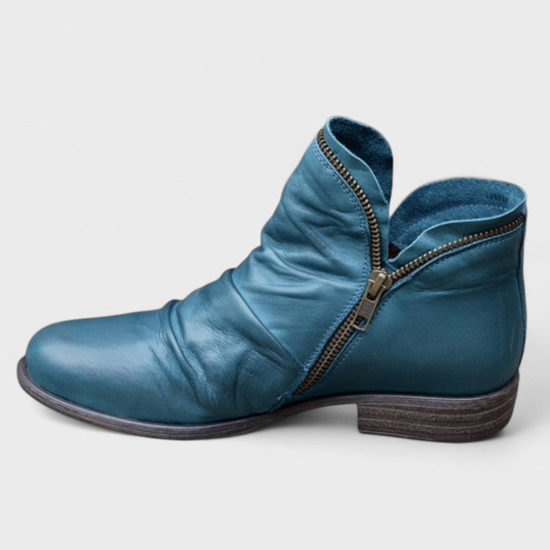 Boots For Women | Ankle Height Side Zip Closure