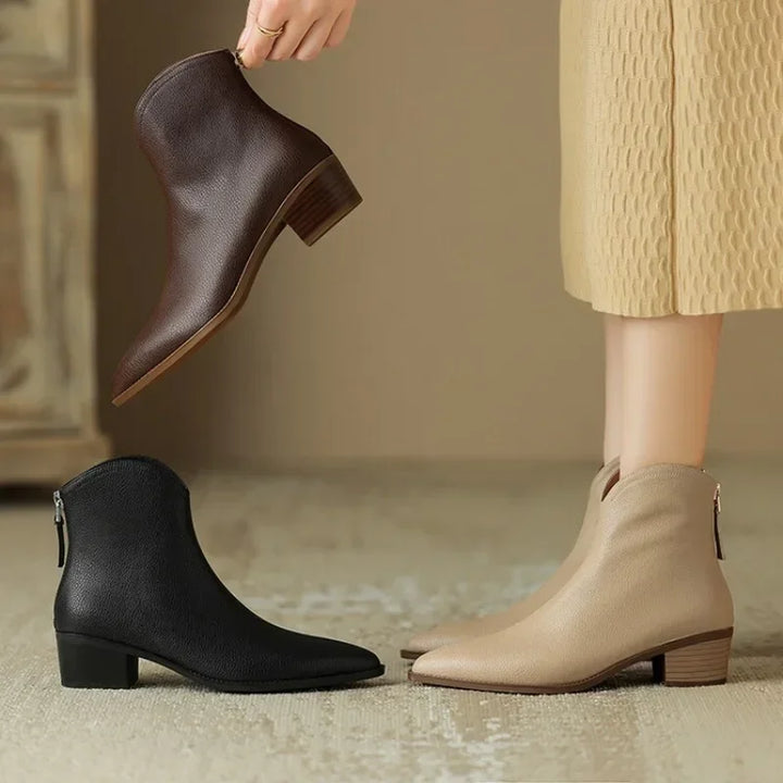 Boots For Women | Ankle-Length Shaft Pointed Toe