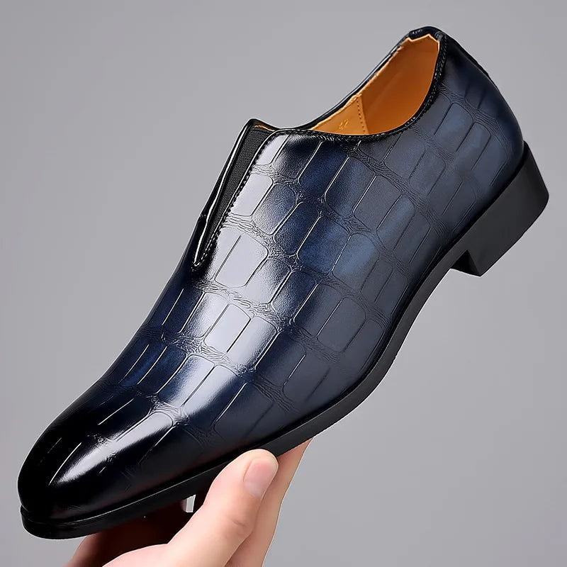 Men's Dress Shoes | Slip-On Textured Upper
