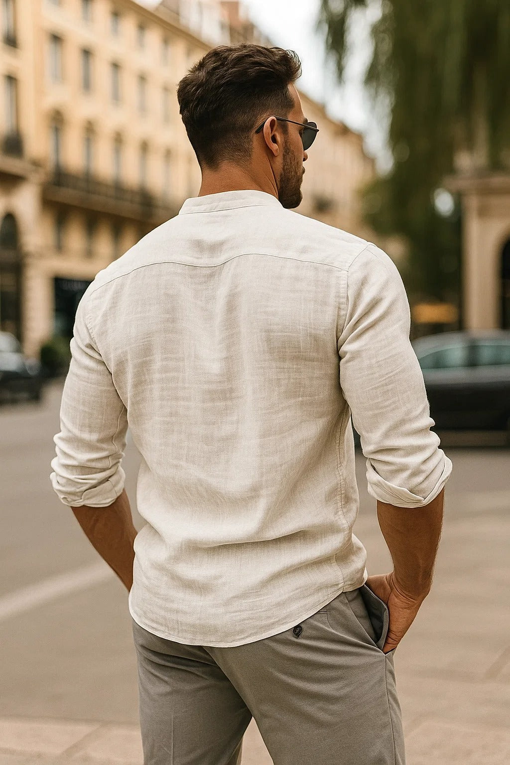 Men's Casual Shirt | 3/4 Sleeve