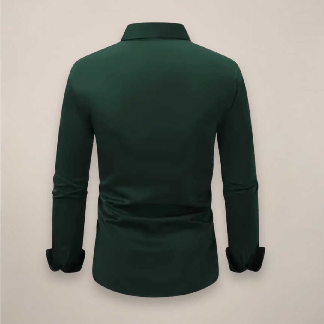 Men’s Dress Shirt | Long Sleeve Button Front