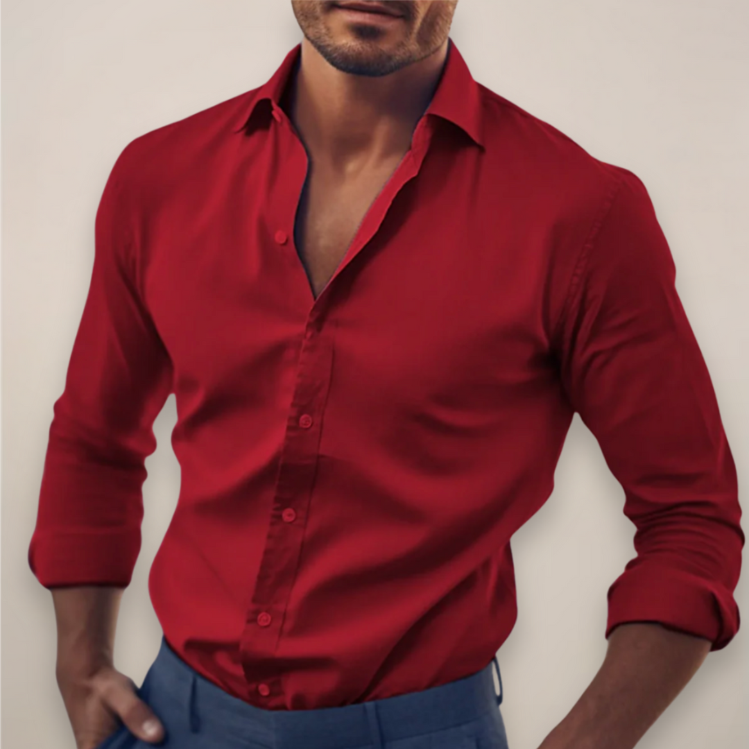 Men's Long Sleeve Shirt | Button-Up