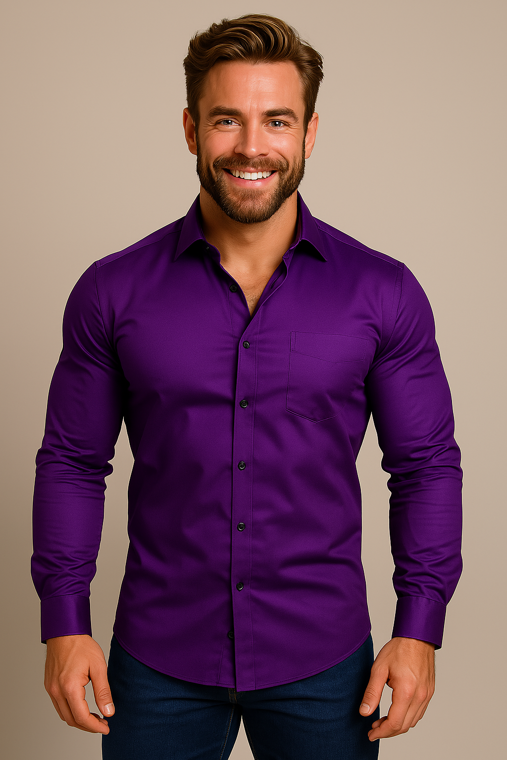 Men's Long Sleeve Shirt | Vintage