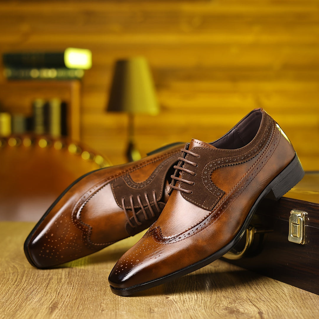 Men's Dress Shoes | Lace Up Wingtip Style