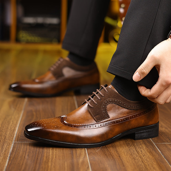 Men's Dress Shoes | Lace Up Wingtip Style